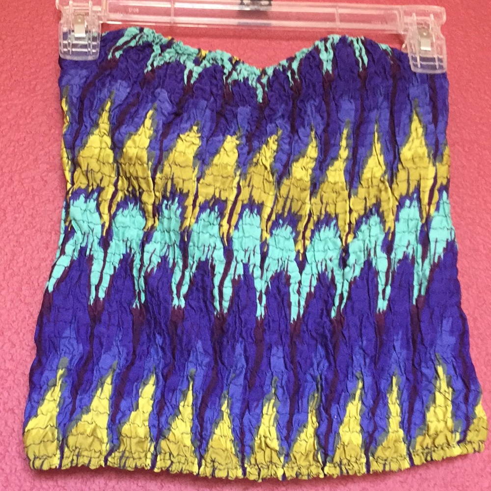 Wet Seal Colorful Crop Top